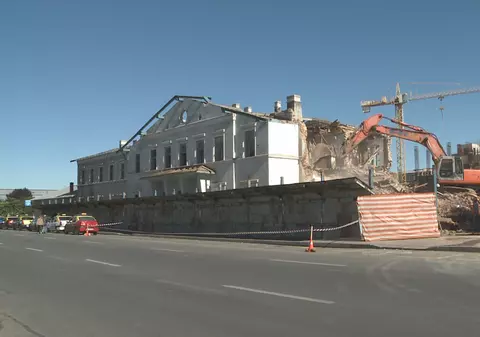 Gara Piteşti Sud a fost pusă la pământ