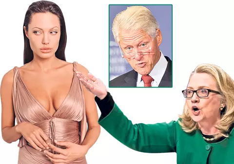 Hillary Clinton, la cuţite cu celebra actriţă din «Tomb Raider»: «Angelina e o prefăcută! S-a dat la Bill al meu»