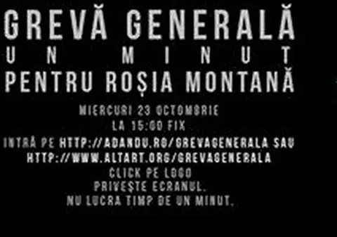 ORESTE INSTIGĂ LA GREVA GENERALĂ pentru a protesta faţă de la Roşia Montană. Vezi ce durată va avea ineditul eveniment