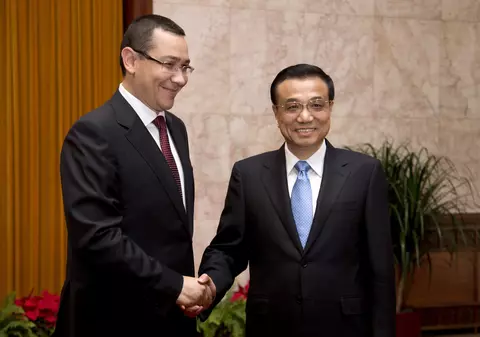 Premierul Chinei, Li Keqiang, a sosit la Bucureşti