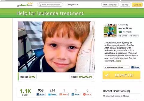 Un escroc solicită 100.000 € în numele lui Ionuţ, copilul ucis de maidanezi!