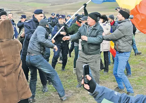 37 de urmăriţi penal, după protestele de la Pungeşti