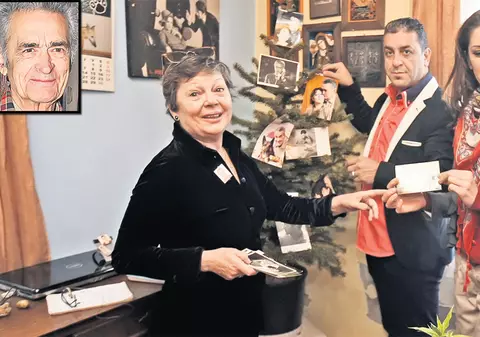 Actrița Anca Pandrea a pus în brad pozele iubitului mort