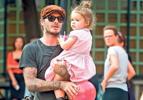 Pictură de 1.000.000 de dolari pentru fata lui Beckham