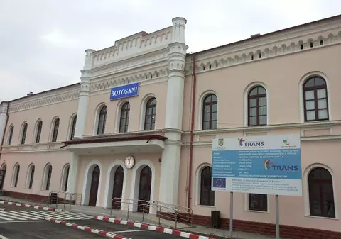 Gara din Botoşani a fost deschisă, după finalizarea lucrărilor începute în 2011