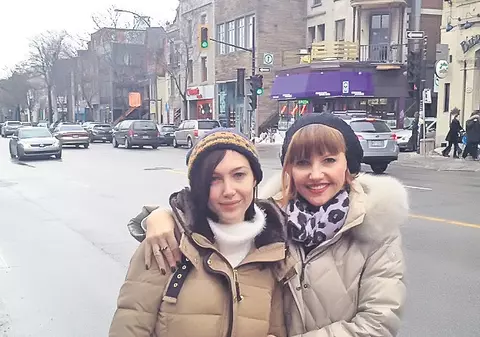 Marina Almăşan, în inspecţie la fiica ei, în Canada