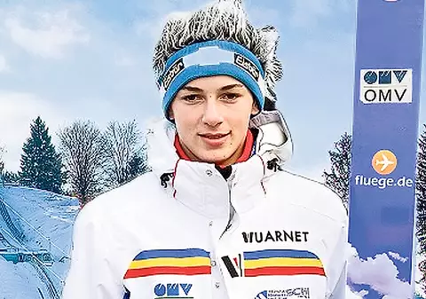 Iulian Pîtea, săritorul cu schiurile calificat la Olimpiadă, îl are ca model pe Thomas Morgenstern