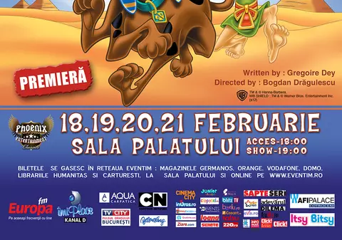 „Scooby-Doo si Misterul piramidei”: Un show pentru intreaga familie