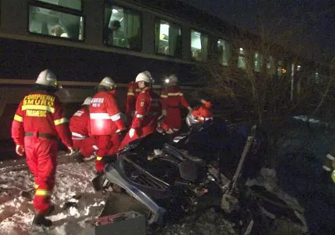 Accident feroviar la Vaslui