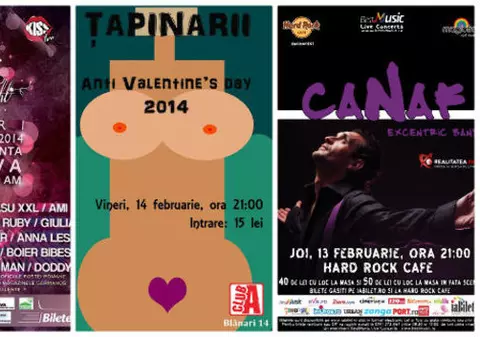 Libertatea.ro şi BestMusic îţi recomandă cele mai tari evenimente de Ziua Indragostitilor 2014