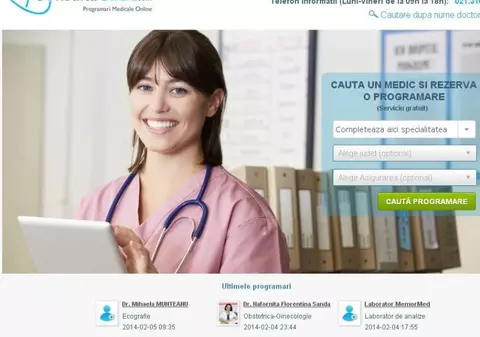 Poţi să-ţi faci programare online la medic după preţ!