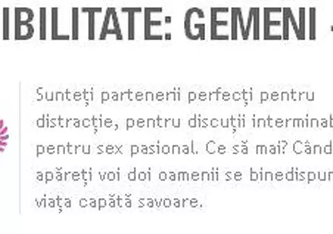 Test de compatibilitate: Gemeni + Berbec