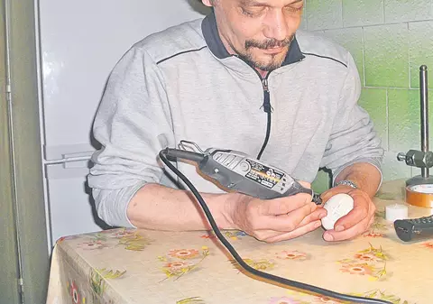 Face dantelă din coajă de ouă