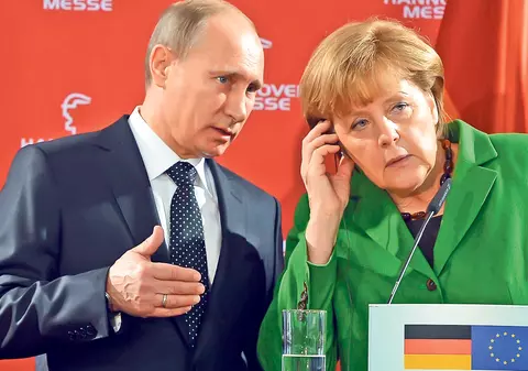 Am scăpat de RĂZBOI! Putin şi Merkel au bătut palma