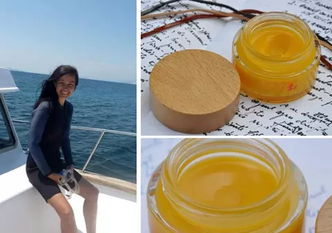 Cremă de plajă făcută în casă. Reţeta cu care Olivia Steer îşi protejează pielea