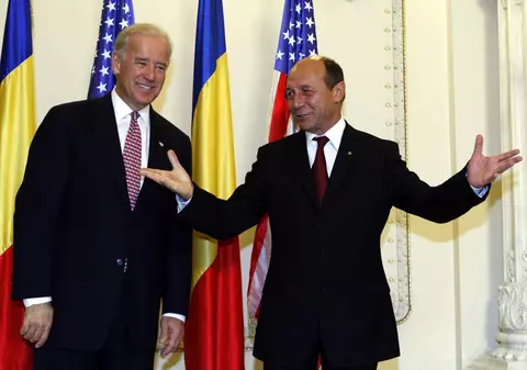 JOE BIDEN s-a ÎNTÂLNIT cu PREŞEDINTELE BĂSESCU la COTROCENI! Ce a DECLARAT vicepreşedintele american!