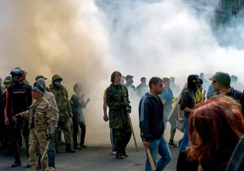 38 de morţi în luptele de la Odesa