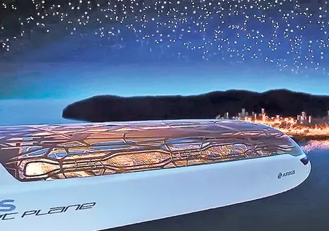 În 2050 vom zbura cu avionul transparent