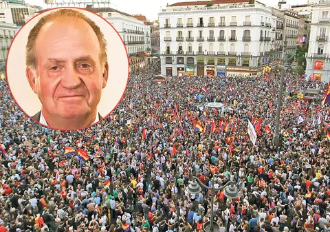 Regele «a murit», trăiască republica! Spaniolii au ieşit în stradă şi cer referendum pentru a-şi alege forma de guvernământ