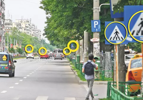 Şoferii sunt scoşi din minţi de marcajele de pe bulevardul Constantin Brâncoveanu: «Ne-au disperat trecerile astea!»