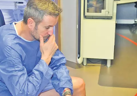 Botezatu, din nou la spital