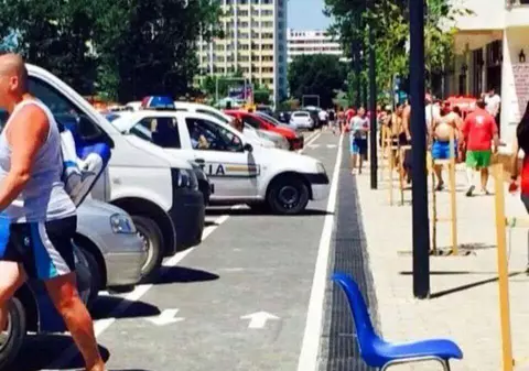 Ce exemplu daţi? Pista de biciclete din Mamaia, loc de parcare pentru Poliţie