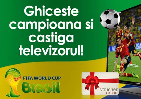MarketOnline.ro pune la bătaie un Smart TV! Câştigă-l cu ocazia Campionatului Mondial 2014!