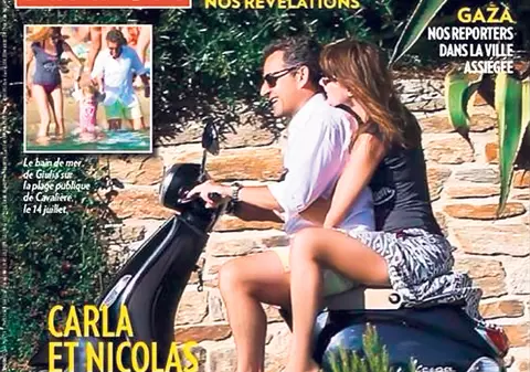 Sarkozy, PERICOL PUBLIC pe scuter