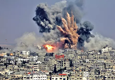 Au distrus un cartier din Gaza într-o oră