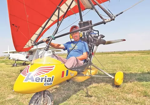 Pensionarul care vrea să zboare