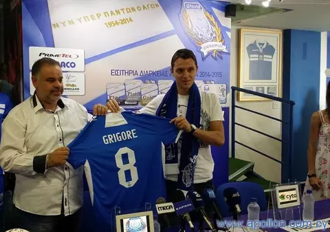 Nicolae Grigore a semnat cu Apollon Limassol