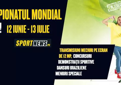 Finala Campionatului Mondial de Fotbal se vede pe terasa Ploiești Shopping City