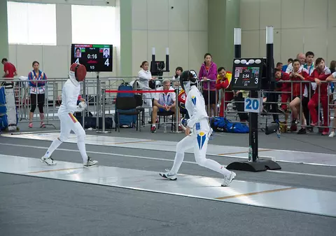 GALERIE FOTO / Trăirile sportivelor din România în preliminariile probei de spadă feminin individual