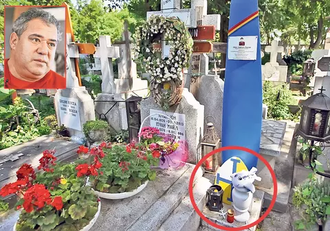 Pe mormântul lui Iovan au «aterizat» avioane de jucărie