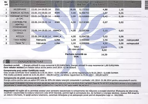 Deciziile Băncii Europene, modificate pe facturile din România