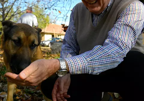 Primarul Chiliman şi-a găsit căţeluşa pierdută!
