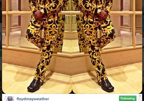 Floyd Mayweather şochează din nou. Americanul s-a îmbrăcat ca un manelist