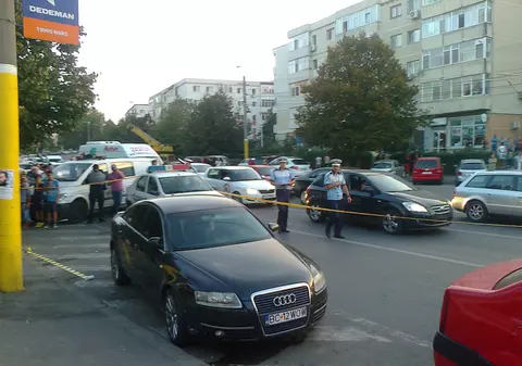 Ca-n filme! Urmărire cu focuri de armă în centrul Constanţei