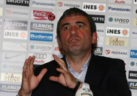 Gică Hagi s-a întors pe banca tehnică: ”N-am un patron care să mă dea afară”
