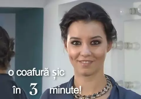 TUTORIAL Video: O coafură șic în 3 minute!
