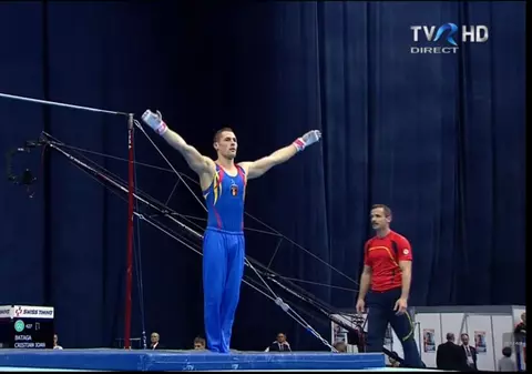  Cum s-a descurcat Cristian Băţagă, în finala CM de gimnastică