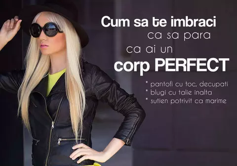 Cum să te îmbraci ca să pară că ai un corp perfect