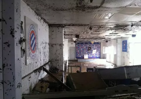 FOTO ULUITOR / Imagini cu dezastrul abătut asupra stadionului din Montpellier!