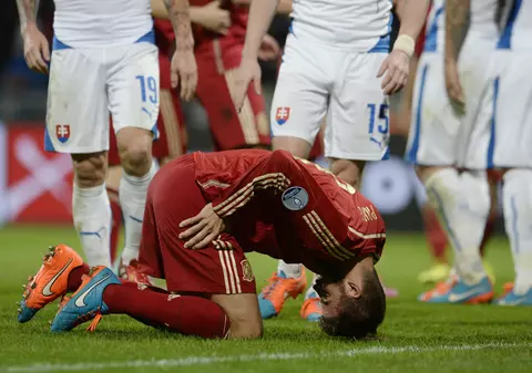 Nici Shakira nu-i mai poate alina suferinţa! Pique a fost îngenucheat în Slovacia