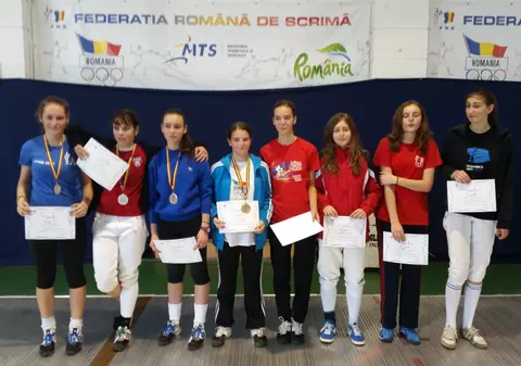 Andreea Lupu a câștigat Campionatul Național de sabie speranțe!