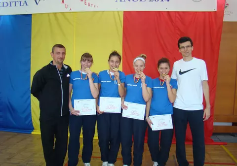 FOTO / CS Satu Mare a câștigat Campionatul Național de spadă speranțe, proba feminină pe echipe