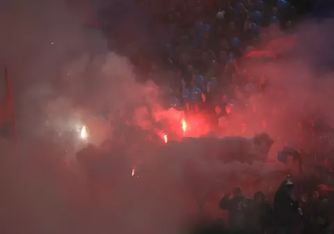 UMILINŢĂ MAXIMĂ pentru fanii stelişti în derby. Ce a apărut în peluza lor