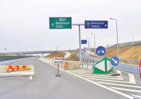 Primele fisuri pe autostrada încă în lucru