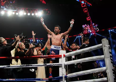 Manny Pacquiao a măturat ringul cu Algieri! De câte ori l-a trimis la podea pe adversar