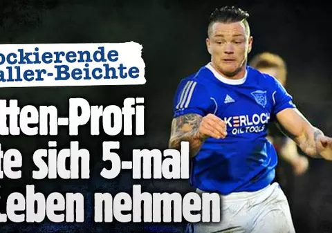 HALUCINANT / Un fotbalist bolnav psihic încearcă de 10 ani să se sinucidă!